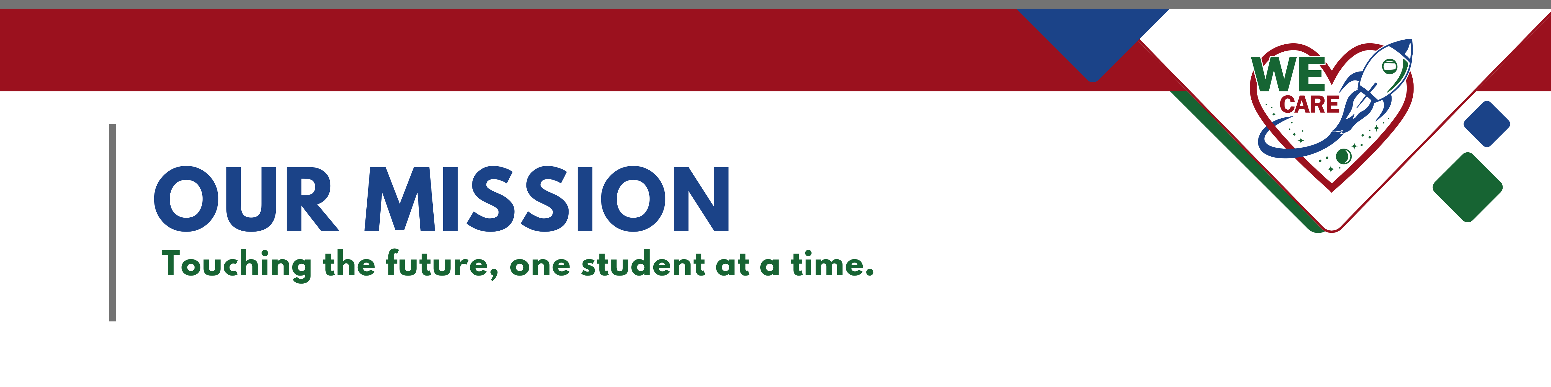 Our mission banner